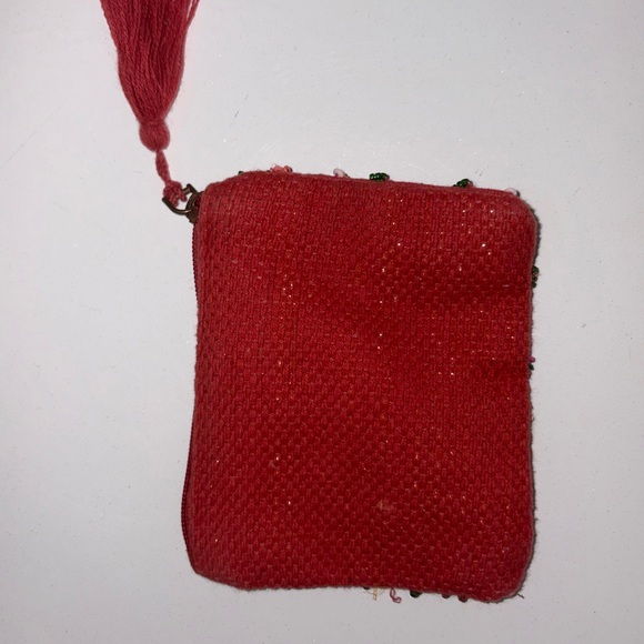 Beaded Embroidered Mini Pouch Coin Purse - Picture 8 of 10